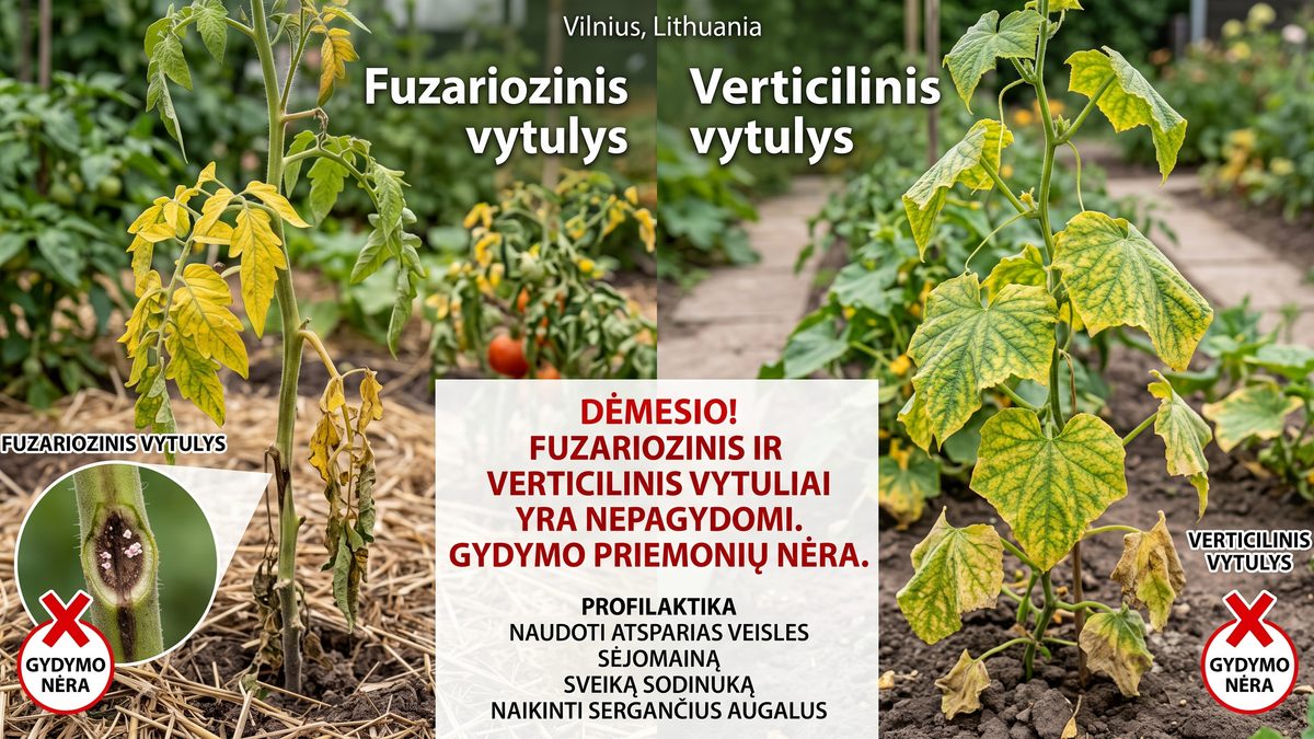 Fuzariozinis ir verticilinis vytuliai
